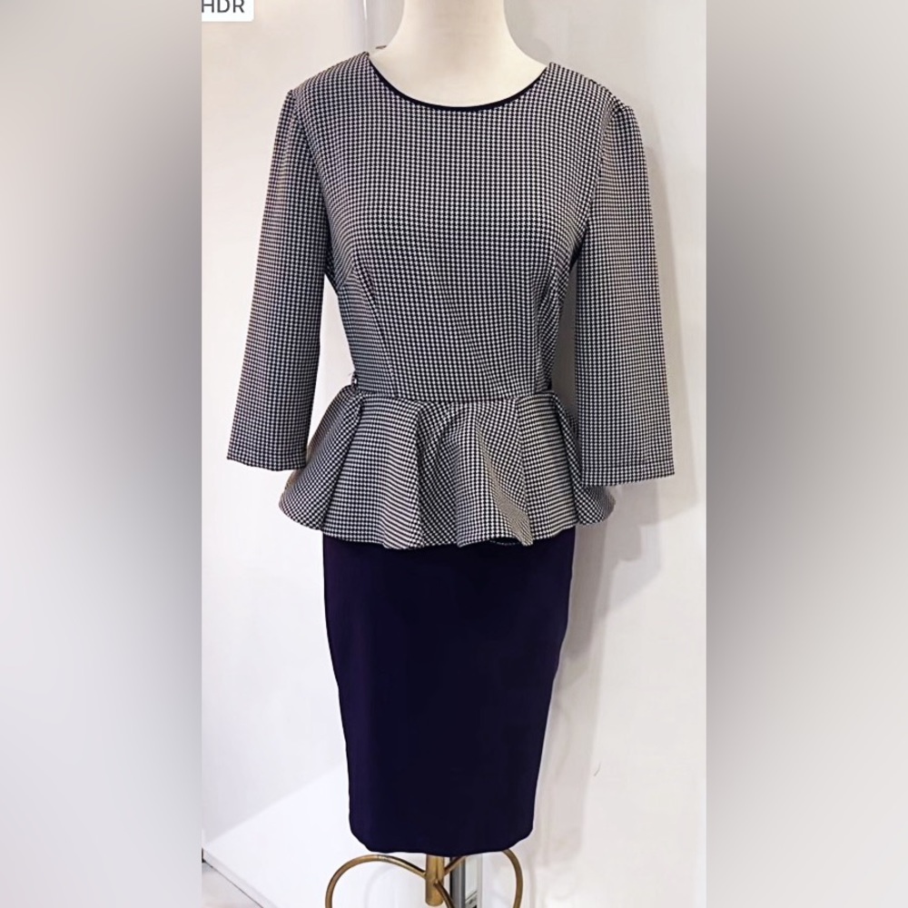 Roxelan peplum dress